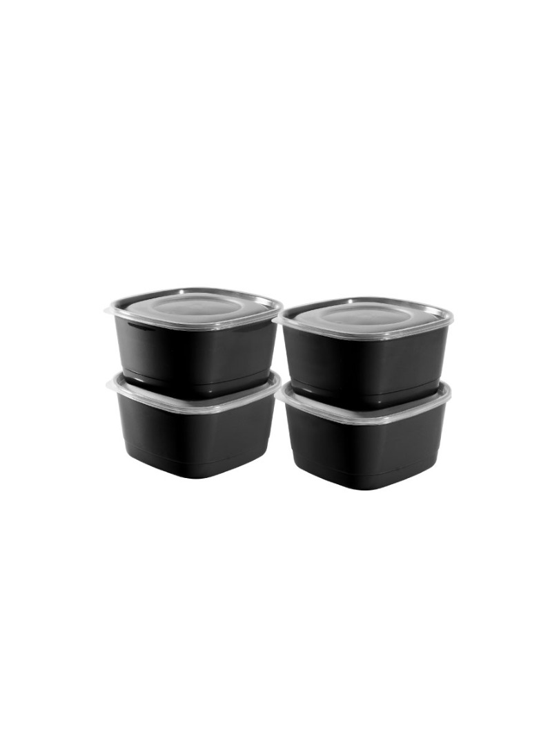 Conj. 4 Organizadores quad. Prime 500mL (P) (PP-05/4) - Giplás