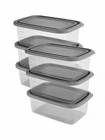 Conj. 6 Organizadores Retangulares Home 850mL (CRH-609)