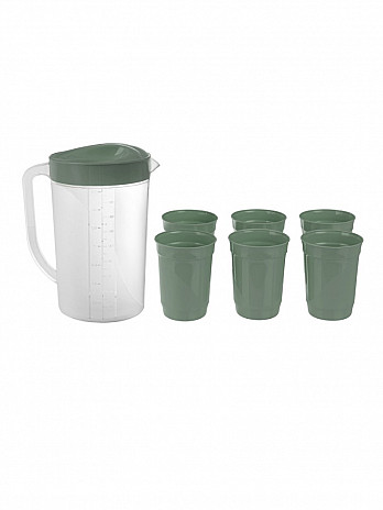 Conj. Jarra 2L c/ 6 Copos 330mL (JTCP-10/6)