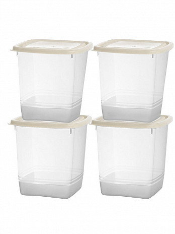 Conj. 4 Organizadores quadrados Altos Home 625mL (CQAH-406)