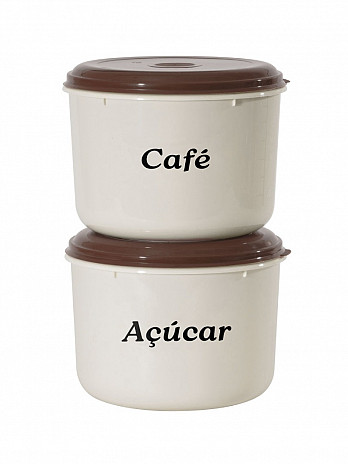 Conj. 2 Potes redondos altos 2L (mantimentos) (CML-22)