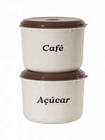 Conj. 2 Potes redondos altos 2L (mantimentos) (CML-22)