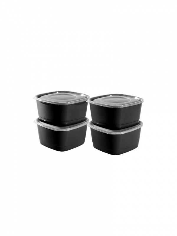 Conj. 4 Organizadores quad. Prime 500mL (P) (PP-05/4) - Giplás