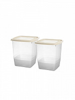 Conj. 2 Organizadores quadrados Altos Home 1,95L (CQAH-220)