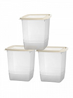 Conj. 3 Organizadores quadrados Altos Home 1L (CQAH-310)