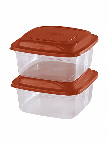 Conj. 2 Potes quadrados 1,5L (CQ-215)