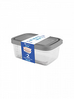 Conj. 2 Organizadores Retangulares Home 1,47L (CRH-215)