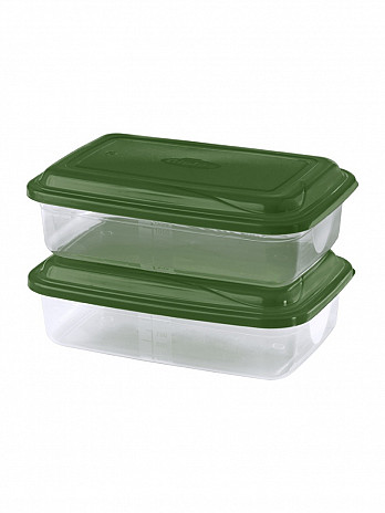 Conj. 2 Potes retangulares 1,5L  (CR-215)