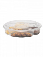 Pote redondo c/ 3 divisórias (PET-20)