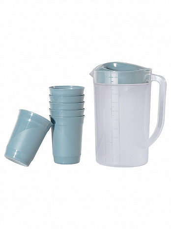 Conj. Jarra 2L c/ 6 Copos 330mL (JTCP-10/6)