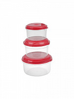 Conj. Potes redondos altos 1L/600mL/400mL  (CM-164)