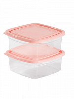 Conj. 2 Organizadores quadrados Home 690mL (CQH-207)