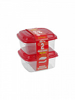 Conj. 2 Potes quadrados 700mL (fita) (CQ-207F)