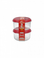 Conj. 2 Potes redondos altos 1L (fita) (CM-21F)