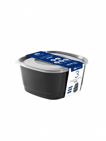 Conj. Organizadores quad. Prime (PMG) 2L/1,02L/500mL (KPP-03)