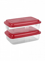 Conj. 2 Potes retangulares 1,5L  (CR-215)