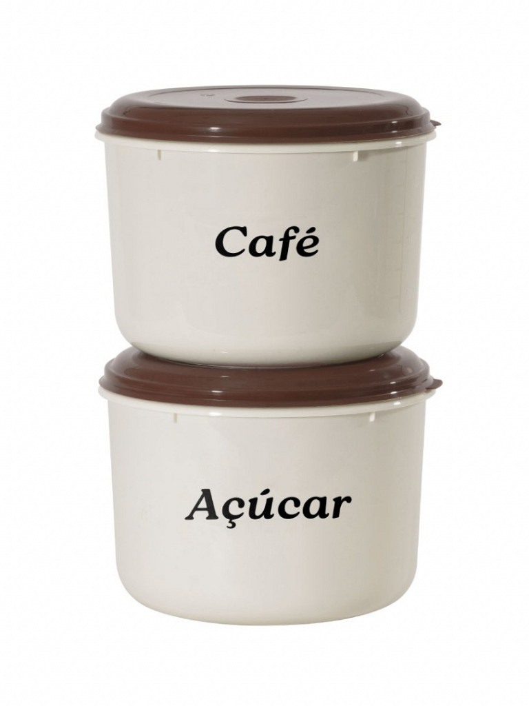 Conj. 2 Potes redondos altos 2L (mantimentos) (CML-22)