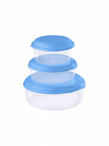 Conj. Potes redondos baixos 1,5L/600mL/400mL (CT-1564)