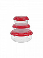 Conj. Potes redondos baixos 1,5L/600mL/400mL (CT-1564)