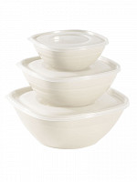 Conj. 3 Bowls c/ Tampa (PMG) 1,28L/700ML/300ML (KBW-03)