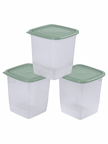 Conj. 3 Organizadores quadrados Altos Home 1L (CQAH-310)