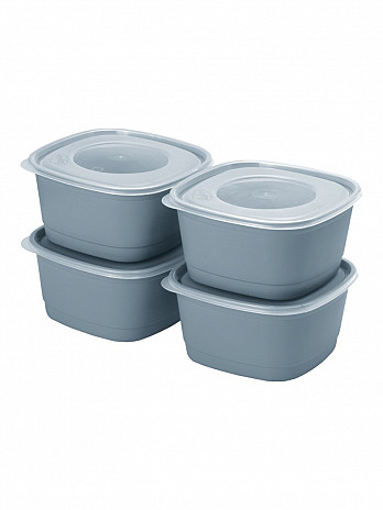 Conj. 4 Organizadores quad. Prime 500mL (P) (PP-05/4)