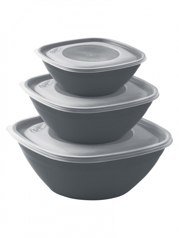 Gemco 3-1/2 in. W x 3-1/2 in. L Clear Glass Prep Bowl Set